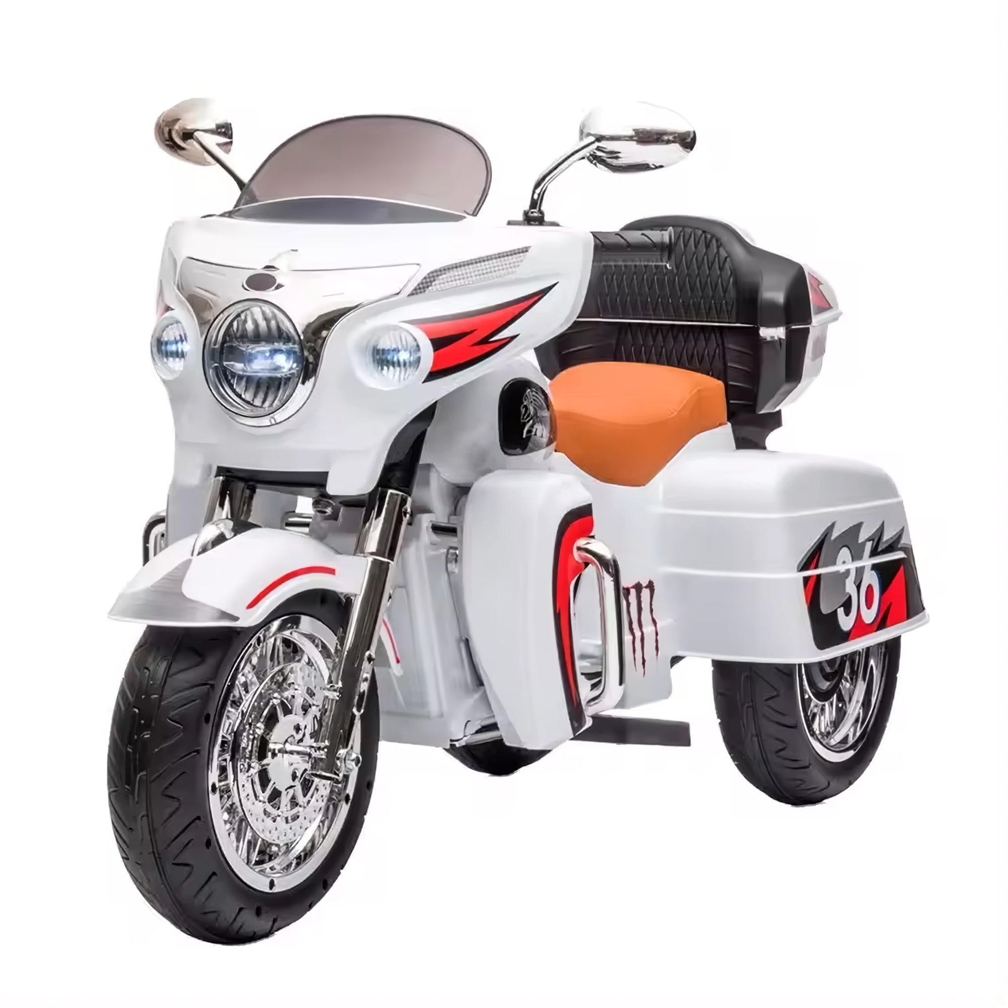 12V Kids Ride on Three-Wheeled Motorcycle 12V Kids Ride on Three-Wheeled Motorcycle